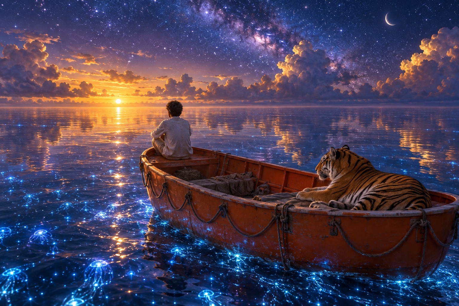 少年派的奇幻漂流叙事封面